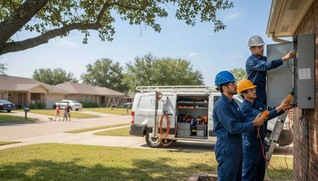 Certified electrician providing emergency electrical services in Westdale, NY